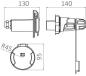 Preview: Steckdose Cruiser 16A, wasserdicht IP44/IP67 mit Edelstahlklappverschluss