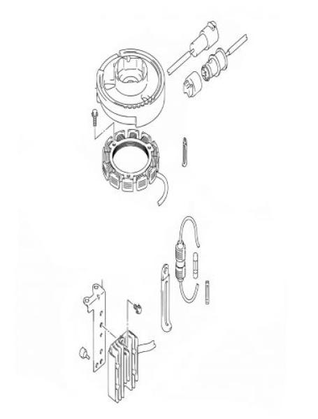 KIT: Gleichrichter und Laderegler für Suzuki DF4  / DF5 / DF6 (2013-2016)