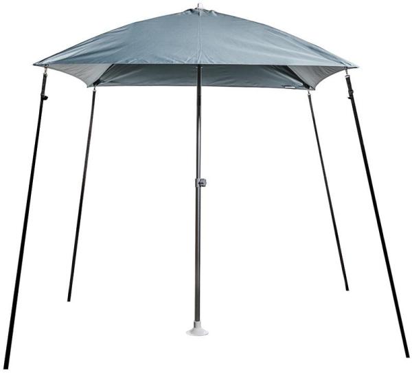 PARASOL faltbarer Bord-Sonnenschirm, grau