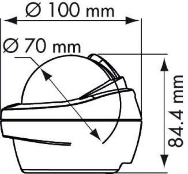 Kompass Plastimo Offshore 75 - Aufbau