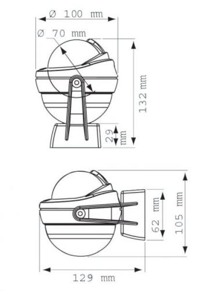 Kompass Plastimo Offshore 75 - Haltebügel